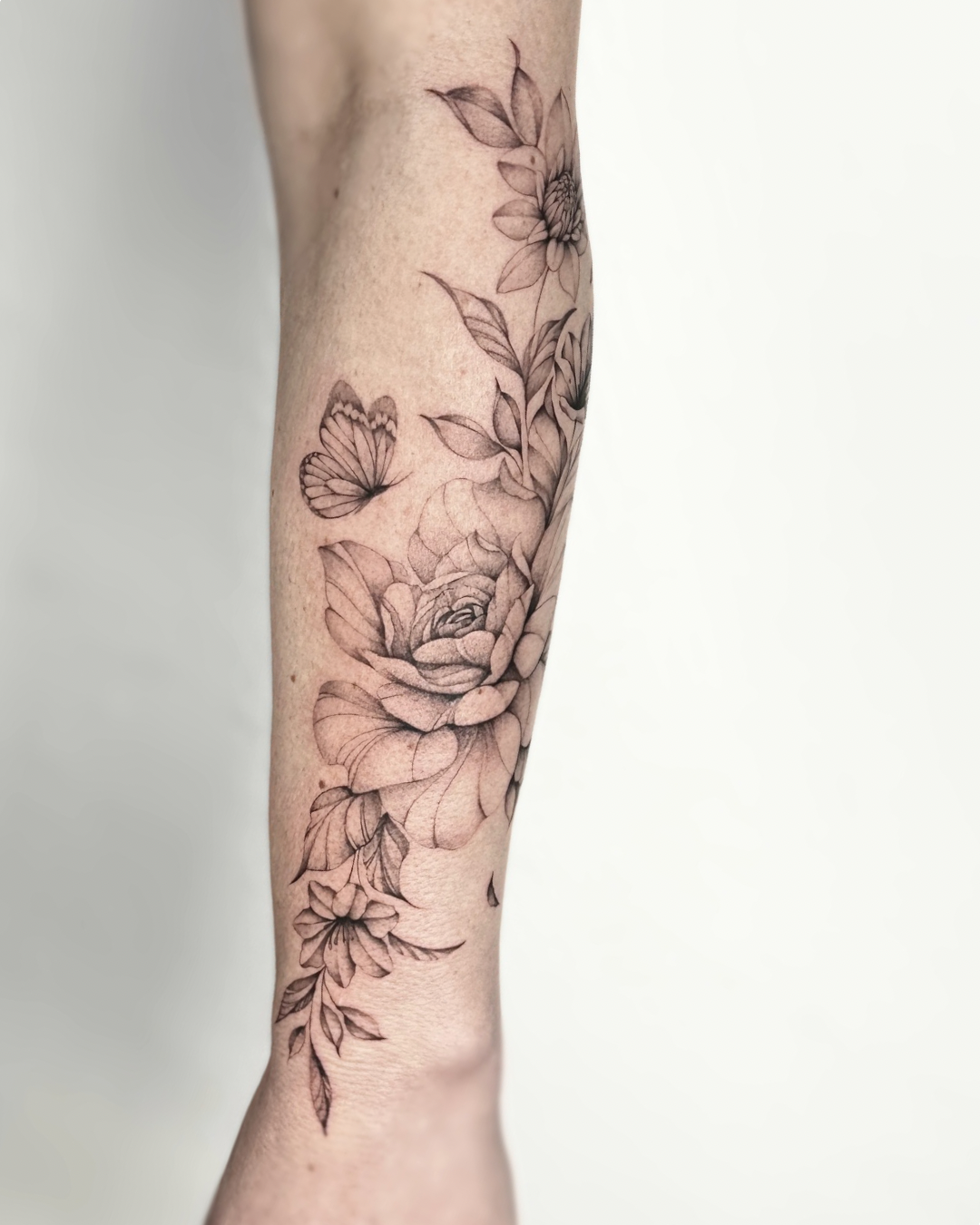 Fine Line Blumen