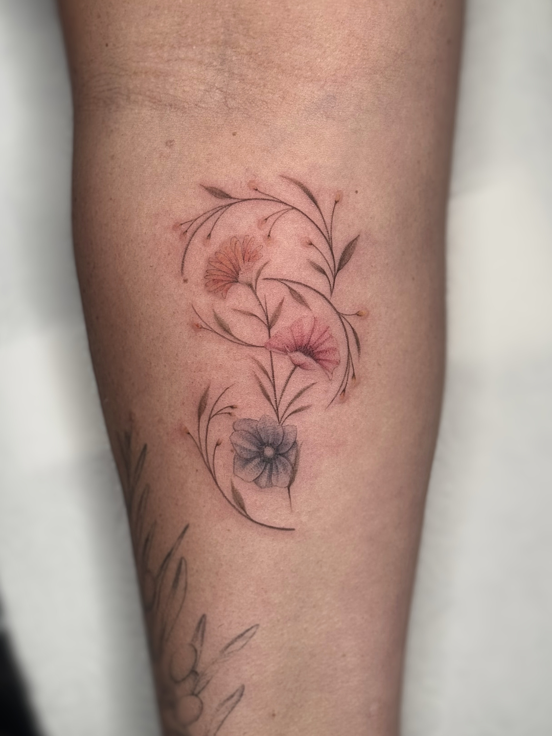 Floral Fine Line Organspende